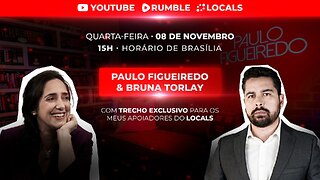 Paulo Figueiredo bate papo franco com Bruna Torlay