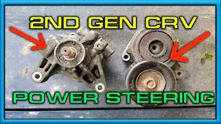 2nd Gen CRV Power Steering Pump, Tensioner & Serpentine Belt