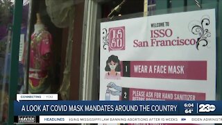A look at COVID mask mandates around the country