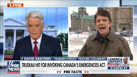 David Krayden in Ottawa Reporting on the Freedom Convoy to Fox News (Feb. 16, 2022)