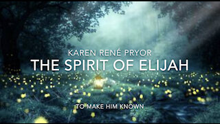 “Spirit of Elijah” Be a witness for His Glory. Be the life His Mercy gives. Proclaim in the Spirit of Elijah—“I know my Redeemer lives.”