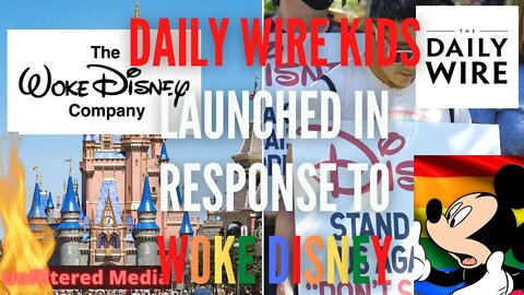 Woke Disney to make 50% of Characters LGBTQ! (Daily Wire Kids launched in response)