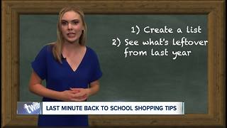 Last minute back to school shopping tips