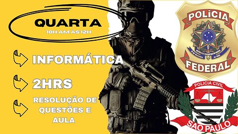 #9 Estude Comigo | Polícia Federal Agente/Escrivão 👉 Motivação p/ o Combate (Serve Polícias Civis)