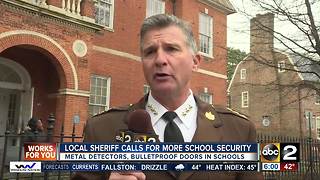 Local Sheriff calls for more school security