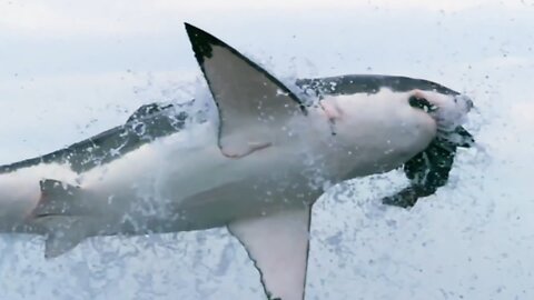 14 Ft Great White Shark Eviscerates Diver - Jonathan Lee