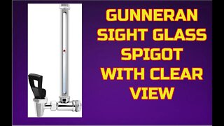 Gunneran Sight Glass Spigot, Says Compatible with Travel Berkey and Big Berkey, Stainless