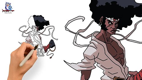 How to Draw Afro Samurai Manga - Step by Step