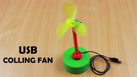 How to make a USB cooling fan at home