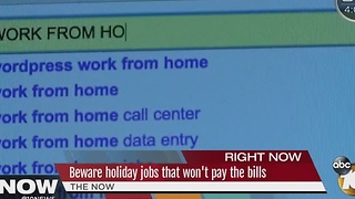 Job seekers being warned of work-at-home scams