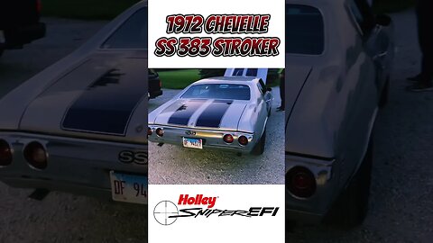 1972 Chevelle SS 383 Stroker with Holley Sniper EFI! #shorts