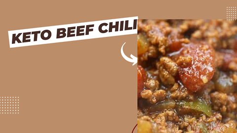 Keto Beef Chili