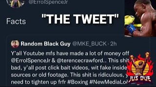 Errol Spence's "TWEET" has the boxing world talking! Was Spence RIGHT about NEW MEDIA? #TWT