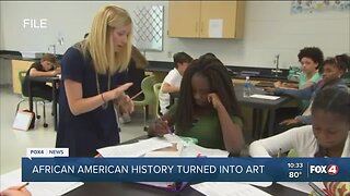 African-American history turned into art