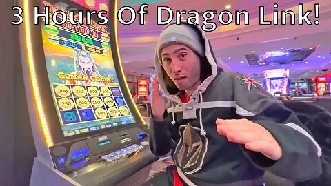 3 hours of Dragon Link Slot Spins And WINS!