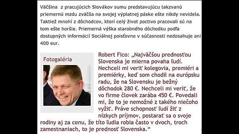 Fico o prednostiach Slovákov