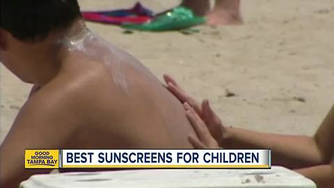 Do kids need a different kind of sunscreen?