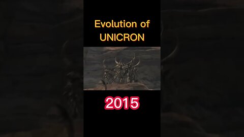 evolution of unicron (1986 - 2023)