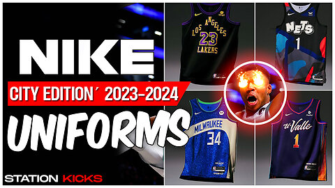 NIKE UNVEILS 2023 - 2024 'CITY EDITION´ UNIFORMS 🔥 FOR ALL 30 NBA TEAMS! (STATION KICKS) . #nba