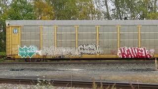 CSX Q567 Manifest Mixed Freight Train from Fostoria, Ohio October 10, 2020