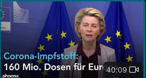 Ursula von der Leyen - Impf-Korruption in der Europäischen Union aufgeflogen!