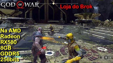 God of War - Loja do Brok - Na AMD RX580 8GB GDDR5 256bits AliExpress