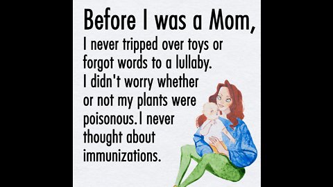 Before I was a Mom...