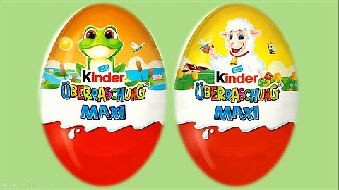 Kinder Surprise Maxi Eggs ASMR Unboxing