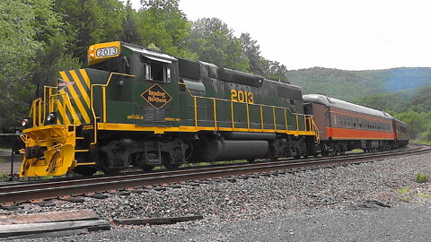 RBMN 2013 Pulls Lehigh Gorge Scenic Railway Excursion Train