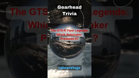 The GTS-R Viper Legends: Which Automaker Produced It? #automotive #autofacts #shorts