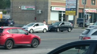 Fender bender on Merivale yesterday. 🚗