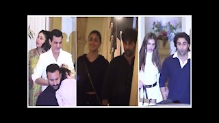 Kareena Kapoor, Saif Ali khan, Alia-Ranbir & others celebrate Randhir kapoor&rsquo