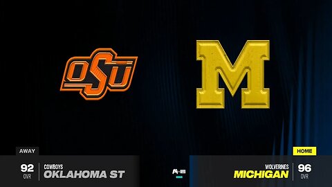 CFB 24 Oklahoma State Cowboys Vs Michigan Wolverines Year 2023