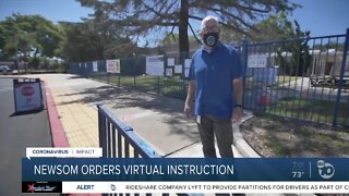 Newsom orders virtual learning