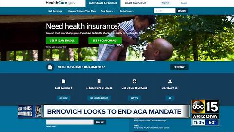 Arizona Attorney General Mark Brnovich looks to end ACA mandate