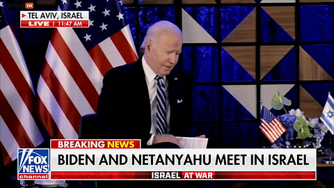 It Looks Like Biden Got To Israel And Hamas Attacked His Last Living Brain Cells