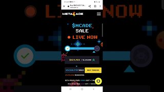 #Metacade 150% #profit from this #presale