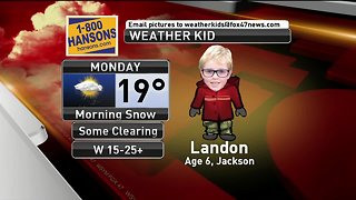 Weather Kid - Landon- 2/25/19