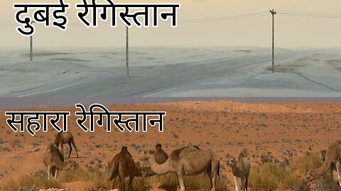 दुबई और सहारा रेगिस्तान || dubai and sahara desert || watch the video till the end