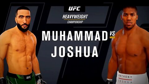 EA Sports UFC 4 Gameplay Anthony Joshua vs Belal Muhammad