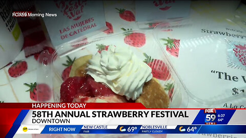 June 13, 2024 - 'The Works' from the Indy Strawberry Festival is Created Live