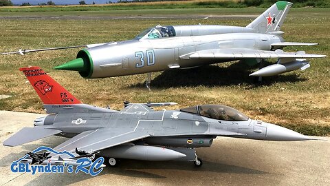 Freewing F-16 & Freewing MiG-21 EDF Jets Formation Flying