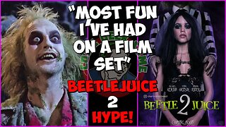 AWESOME Beetlejuice 2 NEWS! 2 Interviews! Practical effects!
