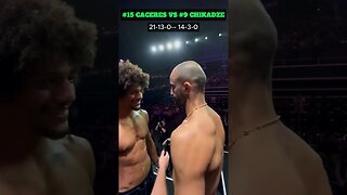 Giga Chikadze vs. Alex Caceres: UFC Singapore Face-off #ufc #mma #shorts