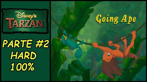 [PS1] - Disney's Tarzan - [Parte 2 - Going Ape - 100% - HARD]