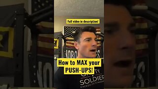 How to MAX your Push-ups | SFAS, APFT, ACFT, Ranger School, Airborne, Soldiers