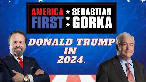 Donald Trump in 2024. Lord Conrad Black with Sebastian Gorka on AMERICA First