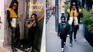 Teyana Taylor & Daughter Junie Step Out High Fashion In Paris! 💃🏾