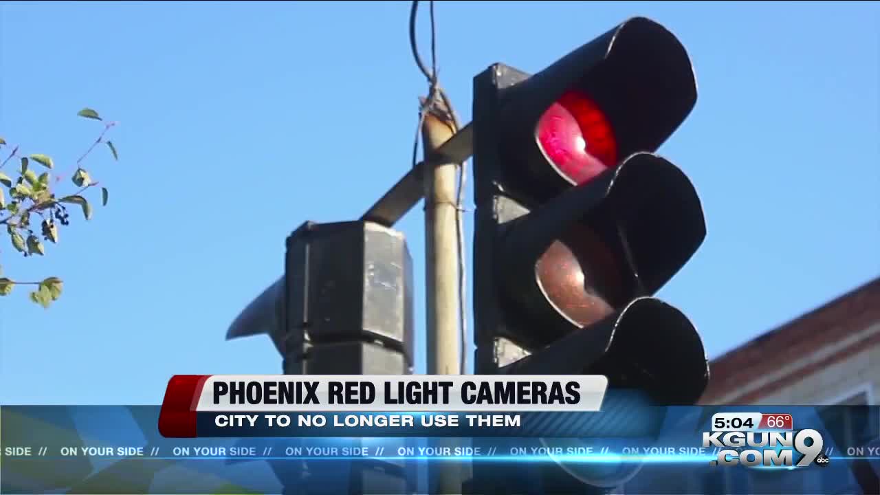 Phoenix to stop using red-light, speed-enforcement cameras