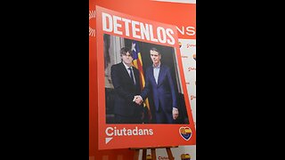 Ciutadans presenta su cartel electoral "Detenlos" para el 12M